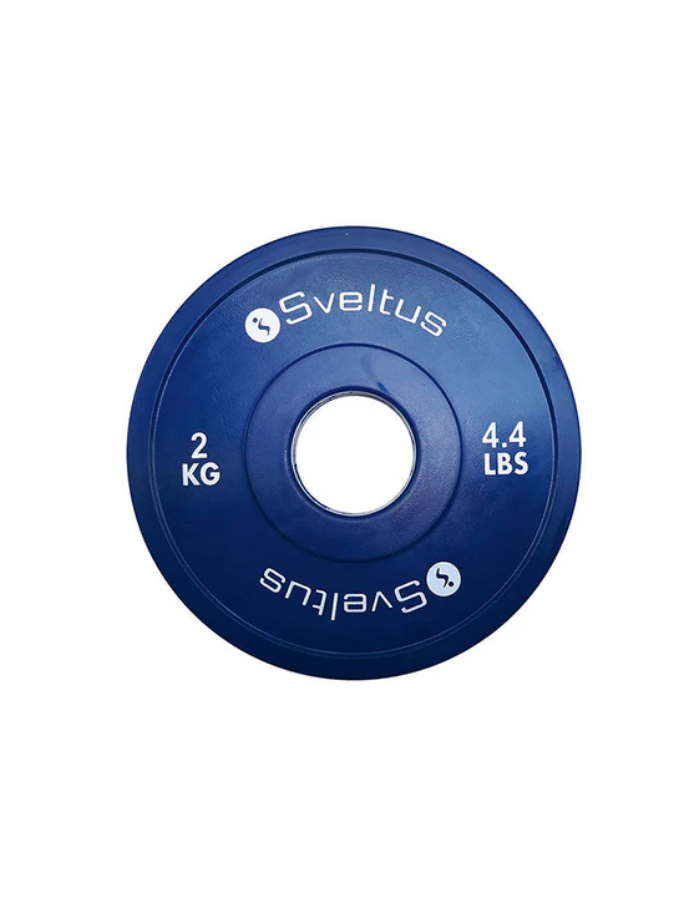 Sveltus Mini Olympic Disc - 2 Kg Pair - Premium from shopiqat - Just $30.00! Shop now at shopiqat